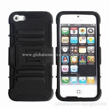 Kickstand Phone Case for iPhone5/5S, Various Colors are Available